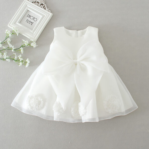 Maggie baby girl baby banquet Wedding Dress Skirt Girl Flower Princess Wedding Dress Dress Tutu - Image 5