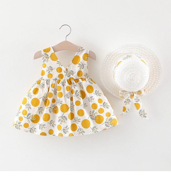 Girls' Summer Baby Girls' Short Sleeve Suit Skirt - Image 2