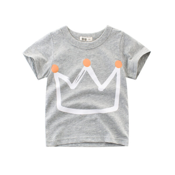 Summer New Boys' Short Sleeve T-shirt Children's T-shirt - Image 2