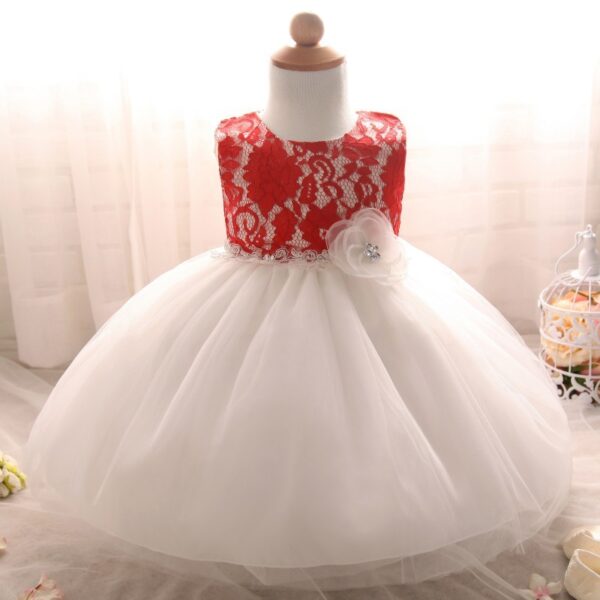 new European girls retro lace dress baby dress skirts wholesale baby full moon4 - Image 6