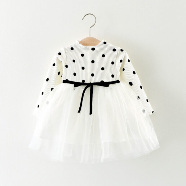 Foreign Children Years Of Foreign Trade Explosion Of Baby Cotton Long Sleeved Dress Korean Princess Dress Girls. - Image 4