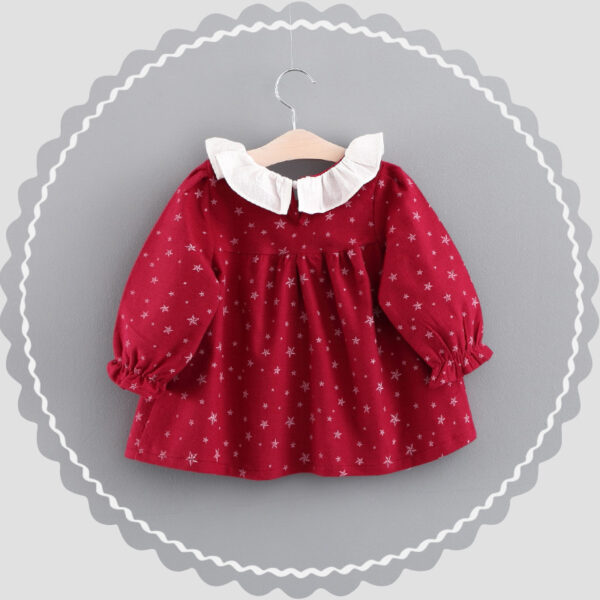 Online Shop Girl Dress, Autumn Baby Clothes, Korean Baby Princess Skirt Factory Wholesale - Image 5