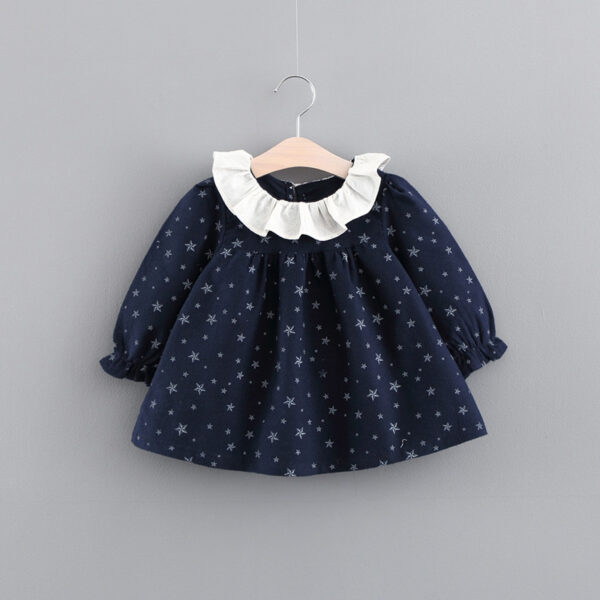 Online Shop Girl Dress, Autumn Baby Clothes, Korean Baby Princess Skirt Factory Wholesale - Image 2