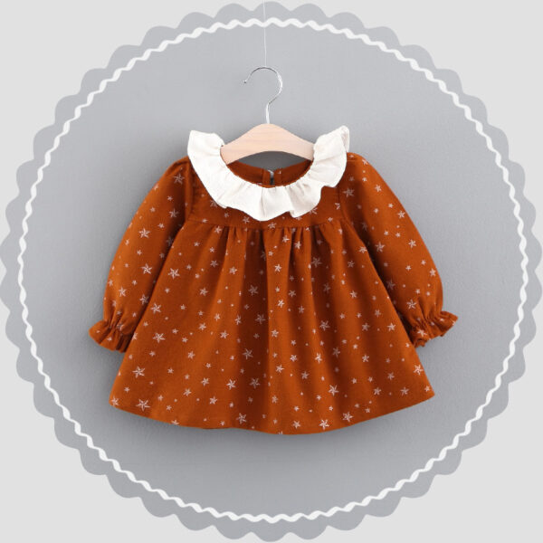 Online Shop Girl Dress, Autumn Baby Clothes, Korean Baby Princess Skirt Factory Wholesale - Image 4