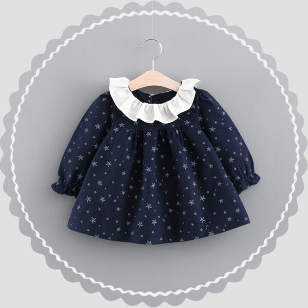 Online Shop Girl Dress, Autumn Baby Clothes, Korean Baby Princess Skirt Factory Wholesale - Image 3