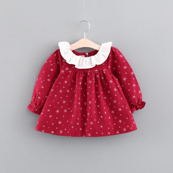 Online Shop Girl Dress, Autumn Baby Clothes, Korean Baby Princess Skirt Factory Wholesale - Image 7