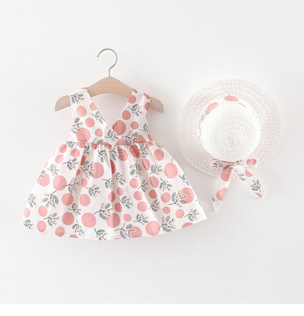 Girls' Summer Baby Girls' Short Sleeve Suit Skirt - Image 4