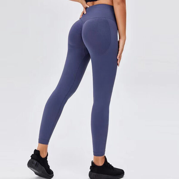 Seamless Leggings Yoga Pants Tummy Control Workout Running Yoga Leggings For Women - Image 9