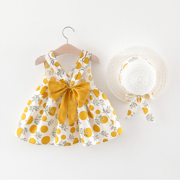 Girls' Summer Baby Girls' Short Sleeve Suit Skirt - Image 9