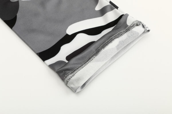 Camouflage Printed Grey Casual Legging Pants - Image 9
