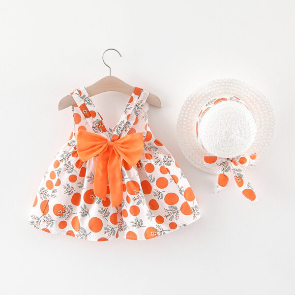 Girls' Summer Baby Girls' Short Sleeve Suit Skirt - Image 8