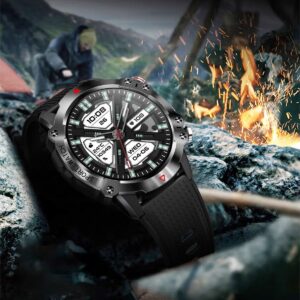 Outdoor Pedometer Weather Heart Rate Blood Pressure Watch