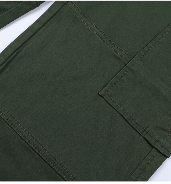 Straight Leg Cargo Pants Women High Waist Casual Baggy Pants - Image 8
