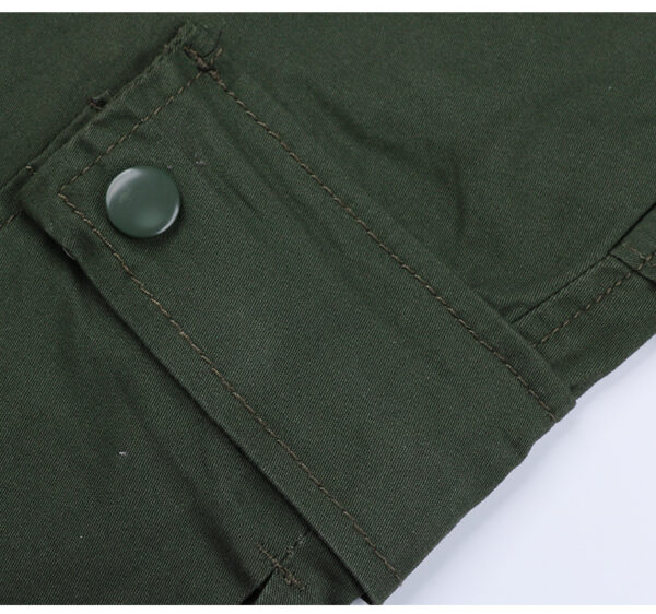 Straight Leg Cargo Pants Women High Waist Casual Baggy Pants - Image 10