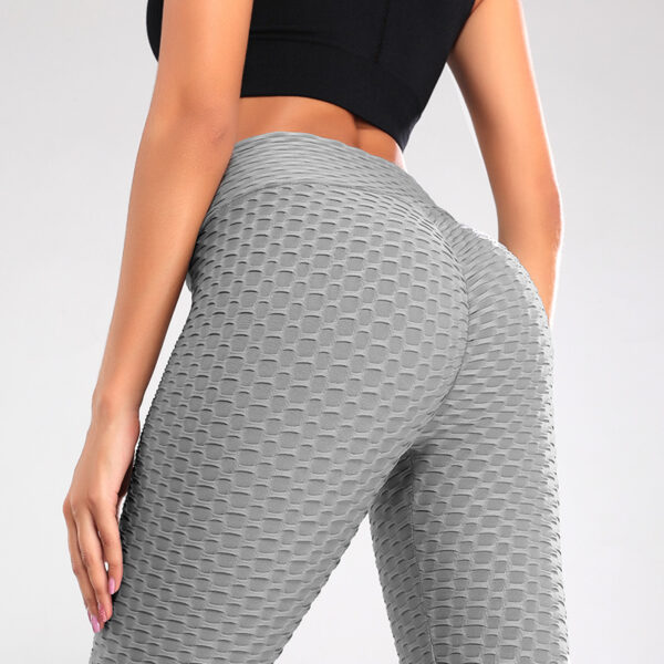 Fitness Yoga Pants Women's Tummy Control High Waist Leggings Running - Image 3