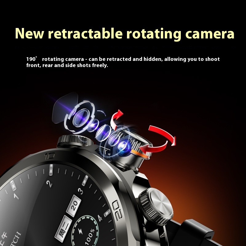 Smart Watch 4 Android Card Rotating Photo All Netcom Video Phone - Image 3