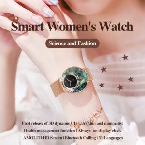 Aluminum Alloy Body Bluetooth Calling Ultra-thin Women's Watch