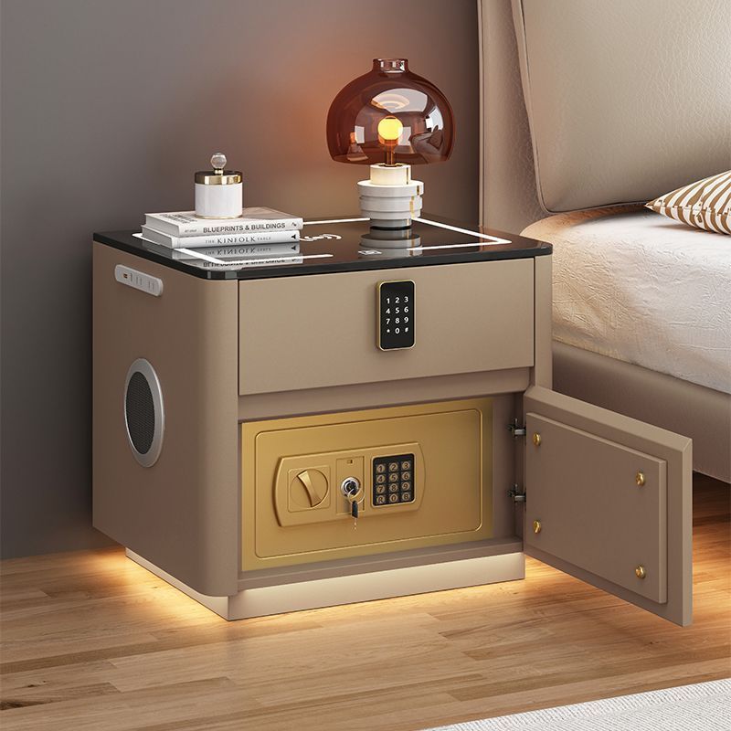 Home Bedroom Multi-functional Smart Safe Bedside Table Wireless Integrated Charging Safe - Image 2
