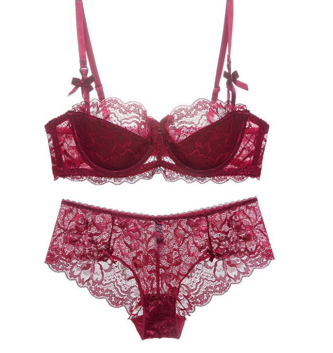 Lace Thin Cotton Underwear Women Set - Image 5