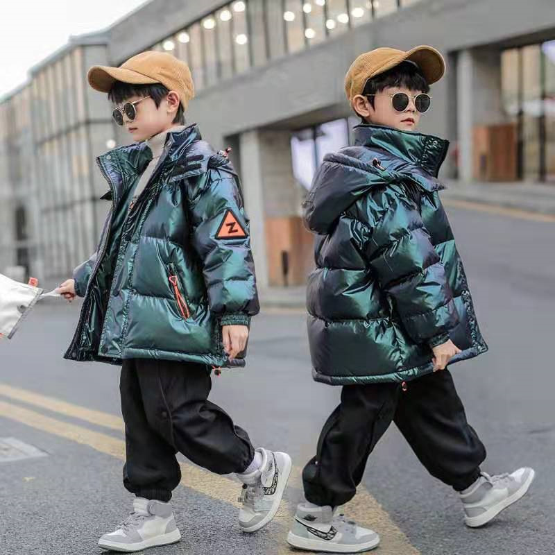 Western Style Big Kids Thick Winter Children's White Duck Down Jacket - Image 10