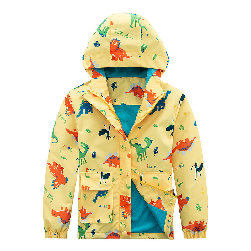 Kids' Coat Windproof Waterproof Jacket Fleece-lined Camouflage Clothing - Image 6