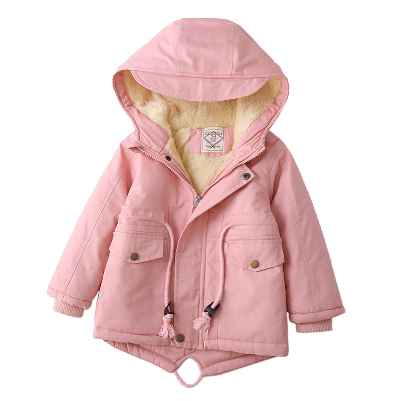 LM 6035 Europe And American Wind Boy's Coat And Cashmere Boy's Windcoat For Autumn And Winter Children's Clothes - Image 8