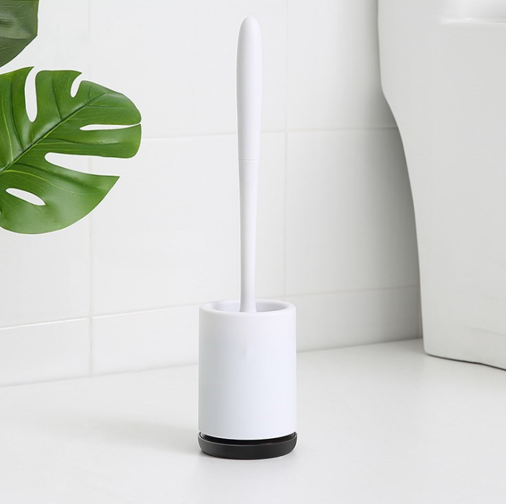 Non-stick Hair Soft Plastic Brush Head Toilet - Image 3