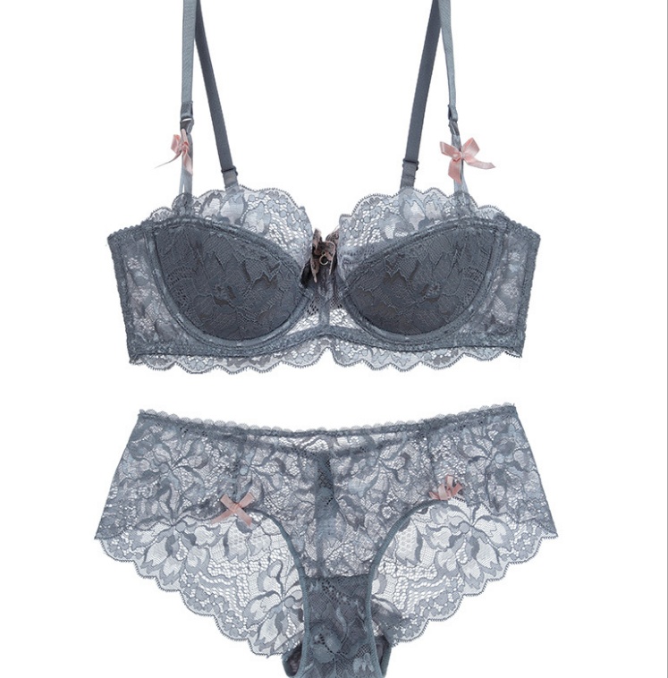 Lace Thin Cotton Underwear Women Set - Image 6