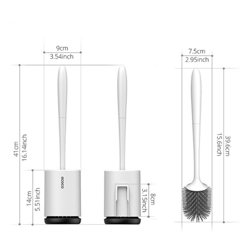 Non-stick Hair Soft Plastic Brush Head Toilet - Image 9