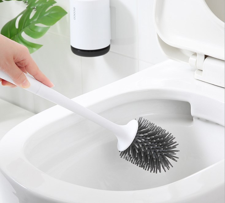 Non-stick Hair Soft Plastic Brush Head Toilet - Image 10