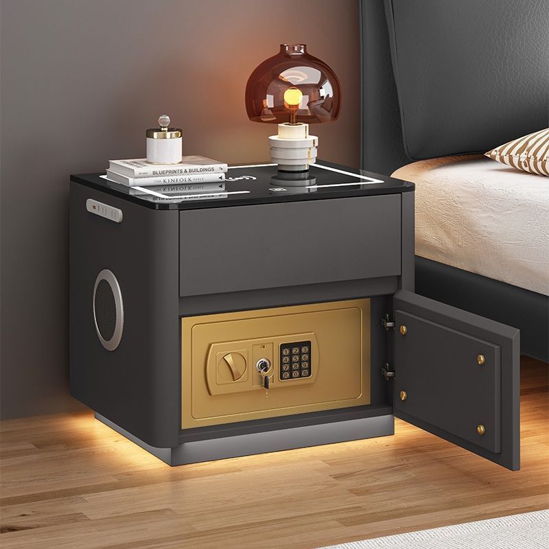 Home Bedroom Multi-functional Smart Safe Bedside Table Wireless Integrated Charging Safe - Image 8