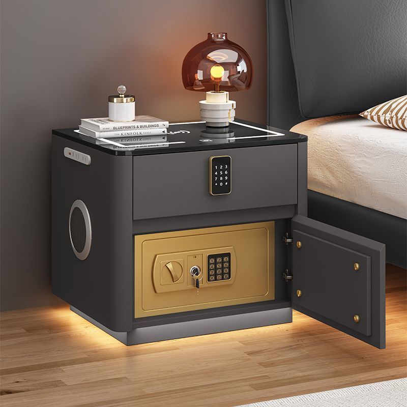 Home Bedroom Multi-functional Smart Safe Bedside Table Wireless Integrated Charging Safe - Image 6