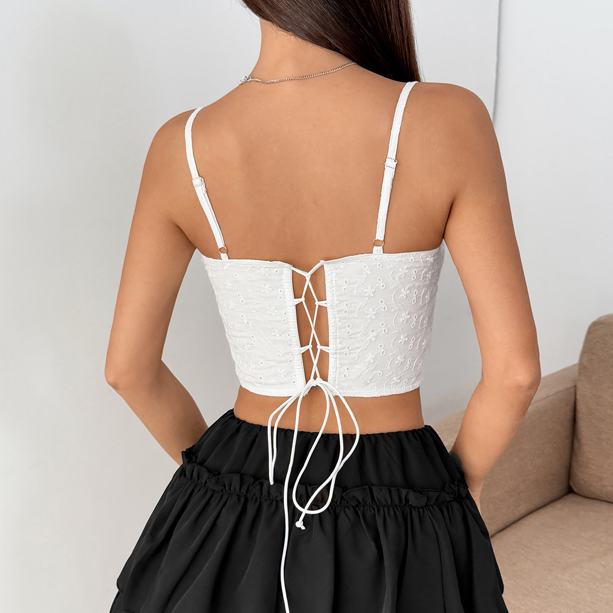 Street Hot Girl Sexy Low-cut Sling - Image 3