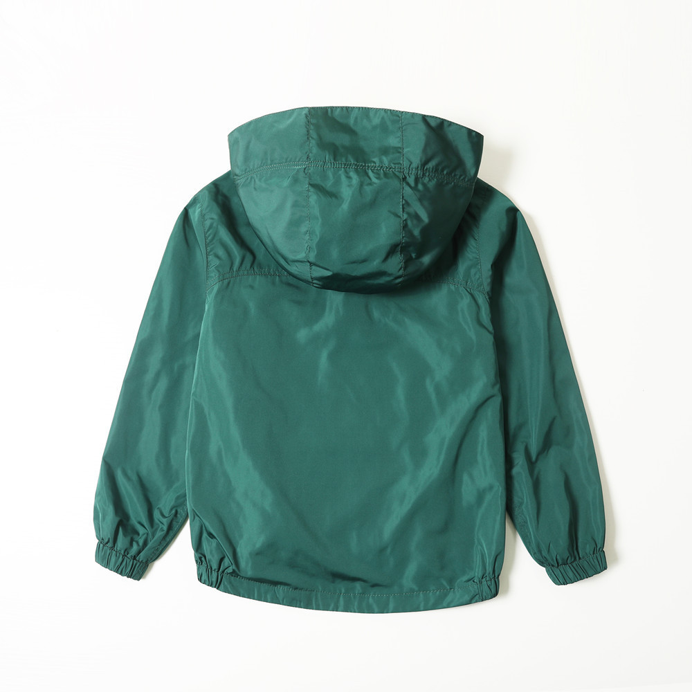 Coat Jacket Autumn New Medium And Big Kids Hood - Image 8