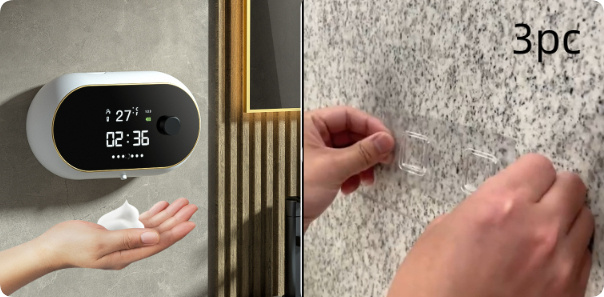 Automatic Hand Sanitizer Soap Dispenser Wall Mounted Usb Foam - Image 4